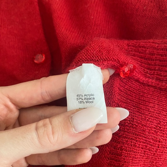 Red J. Crew Cardigan - Picture 2 of 3